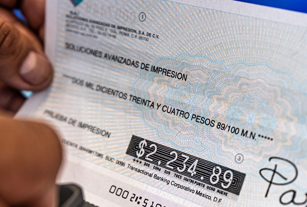 Solución para Impresión de Cheques propios (MICR-SAI)